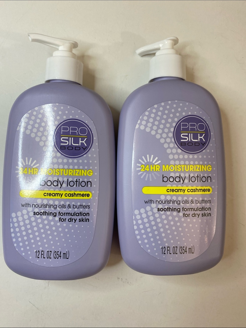 Pro Silk (2) Body 24HR Moisturizing Body Lotion - Creamy Cashmere (Lavender)